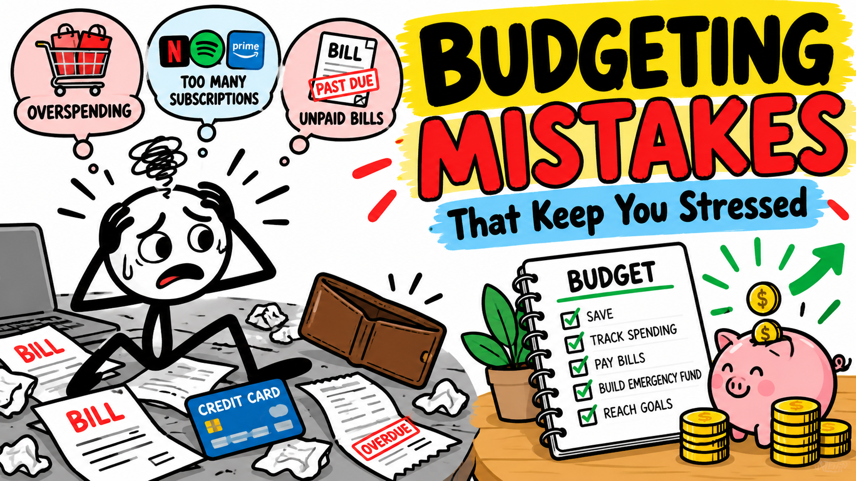 10 Budgeting Mistakes That Keep People Financially Stressed