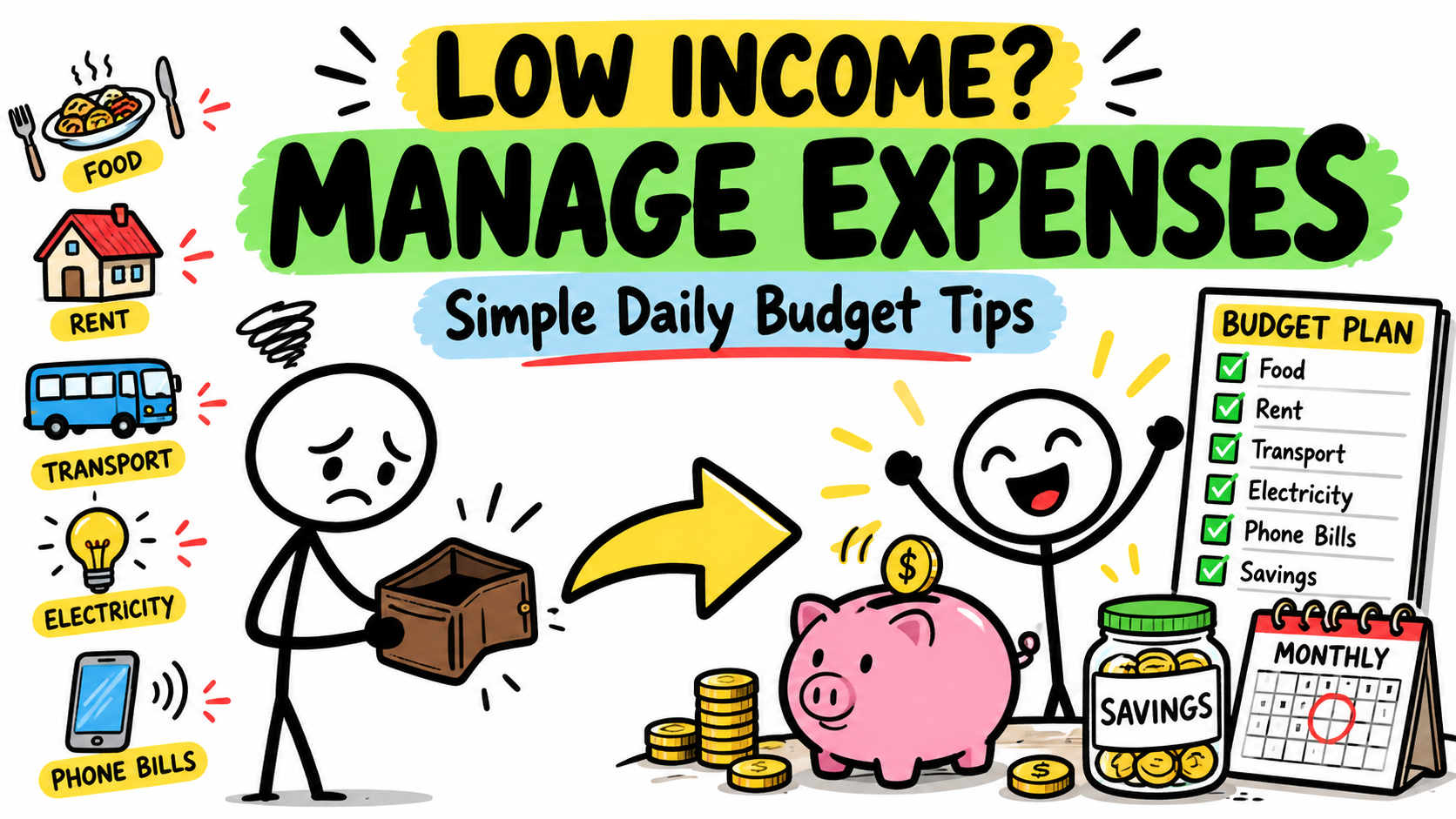 How to Manage Everyday Expenses on a Low Income